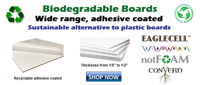 Biodegradable boards